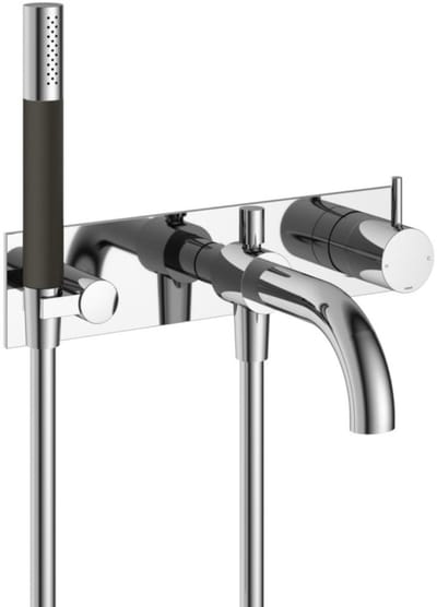 Hotbath Cobber Afbouwdeel - Inbouw Douche/Badmengkraan - Automatische Omstelinrichting met Doucheslang en Handdouche - Chroom