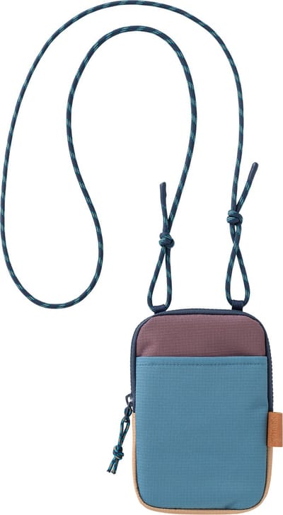 Fresk Reistasje voor Kinderen – Crossbody – Verstelbaar 36-70 cm – Schoudertas met Extra Voorvak – 13 x 2 x 18.5 cm - Blauw - Blue Shadow