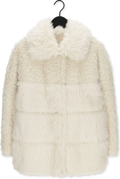 Beaumont Soft Fur Mix Jacket Jassen Dames - Winterjas - Creme - Maat 40