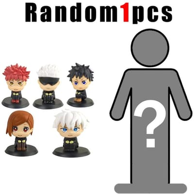 Figurines Anime Jujutsu Kaisen Geto Suguru Gojo Satoru Poupée Fushiguro Toji Okkotsu Yuta Inumaki Toge Version Q Collection Jouet Cadeau gray