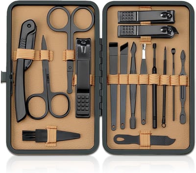 Precisie Instrumenten Set - Gereedschap Kit - Persoonlijke Verzorging - 16 Delige Collectie - 16 x 14 x 2 cm