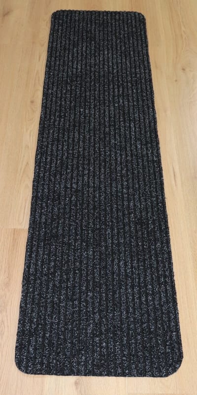 PRIMA - Heavy Duty - Keukenmat - zwart - antraciet - 40x160cm - antislip