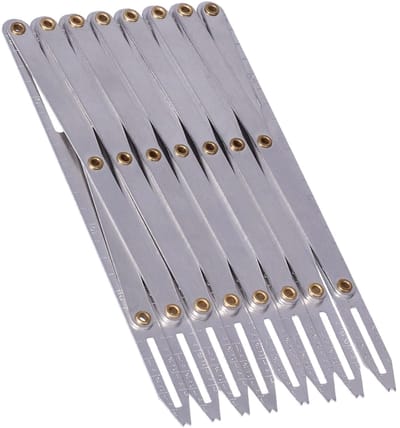 Dailygoods- Naaimeter Verstelbare Lengte - Meerdere Toepassingen - Aluminium - Duurzaam - Handgereedschap - Precisie Metingen - Meetlat
