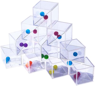 Transparante Spiegelblokken - 5 cm - 18dlg