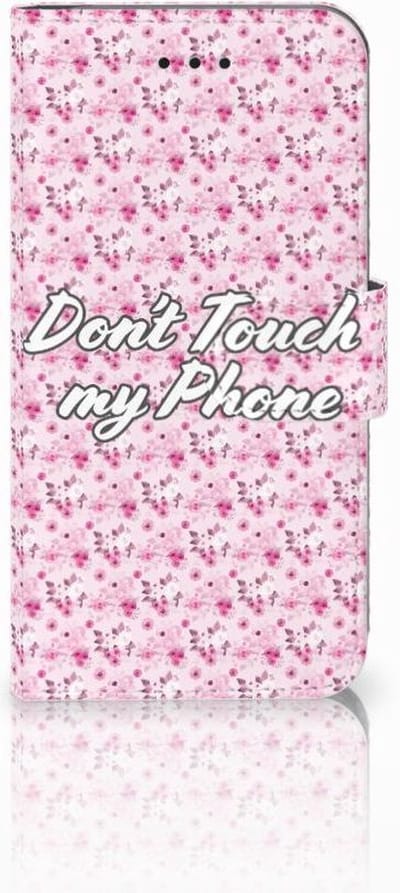 Apple iPhone X | Xs Portemonnee Hoesje Flowers Pink DTMP