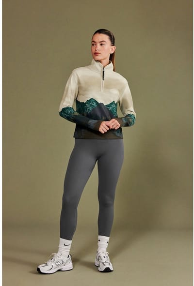 Next - Dames - Geribbelde, naadloze legging met hoge taille - Blauw