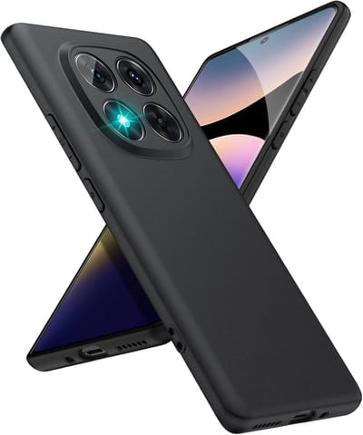 Zwart Dun TPU Hoesje Geschikt voor Xiaomi Poco X7 / Redmi Note 14 Pro 5G | Back Cover | Lichtgewicht | Ultra Dun | Flexibel | Zacht