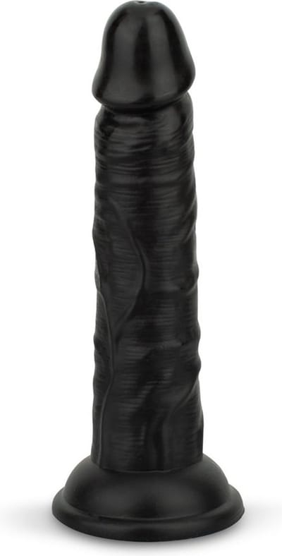 Dildo zonder ballen 12 cm - Zwart