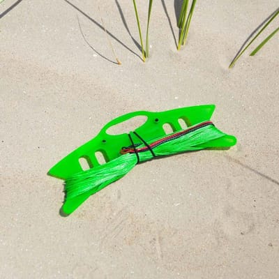 Winderset Lijnen - Vlieger Touwen - Vliegeren Buiten - Extra Sterk Materiaal - 2x 35 Meter - Groen