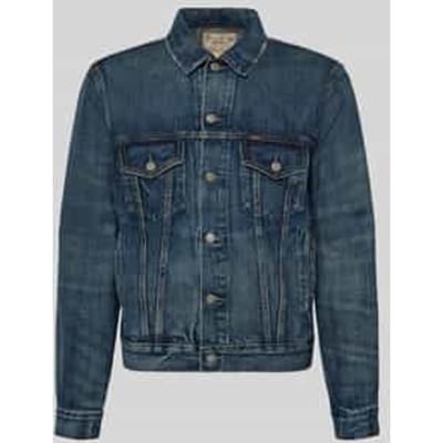 Regular fit jeansjack van pure katoen model 'ICON'