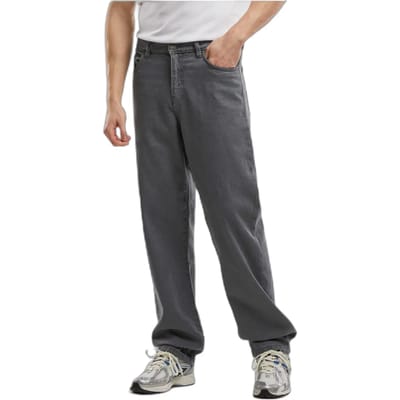 Urban Classics - Straight Fit Denim Broek rechte pijpen - Taille, 30 inch - Grijs
