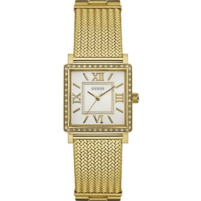 GUESS Highline Goud Roestvrij Staal Dames Quartz W0826L2 goud