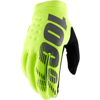 100percent Brisker Handschoenen Geel S Man