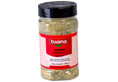 Tuana Kruiden - Dipper Parmazaans - Strooibus 200 Gram - Tuanashop - MP-D-0006
