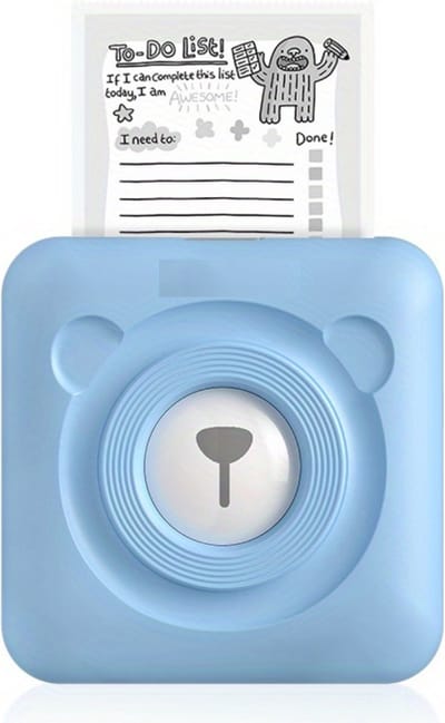 Livano Camera - Printer - Digitale Foto Camera - Camera Met Printer - Oplaadbaar - Blauw
