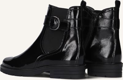Gabor 653.1 Enkellaarsjes - Enkelboots met rits - Dames - Zwart - Maat 37