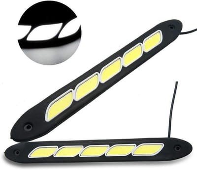 LED dagrijverlichting 2 stuks, 12V, hoog vermogen, waterdicht, flexibel, met dubbelzijdige tape