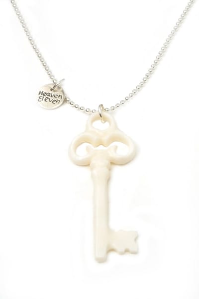 Heaven Eleven KIDS - Meisjes - ketting - ballchain - rvs - sleutel - bone
