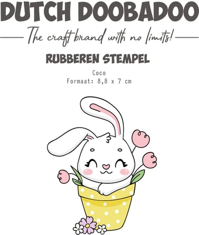 DDBD Rubber stamp Coco