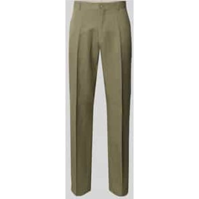 straight fit stoffen broek van Lyocellmix Model 'Myron'