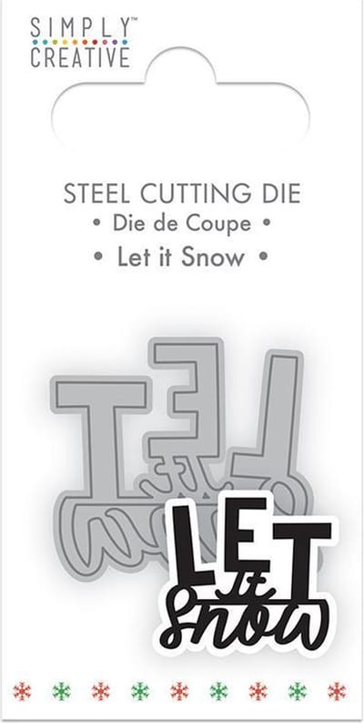 Simply Creative Let it Snow Die (SCDIE124X19)