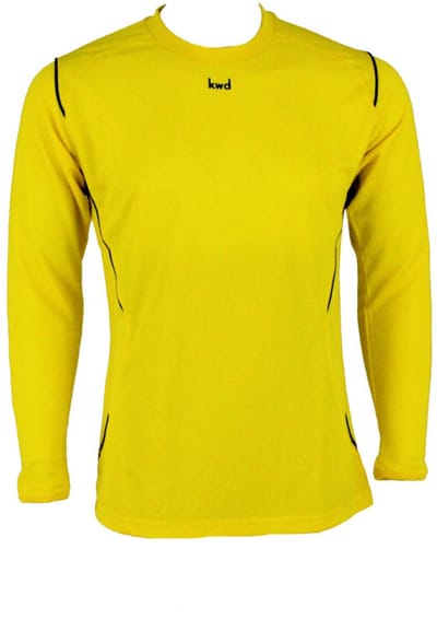 KWD - Sportshirt Mundo - lm - Maat M - Geel/zwart