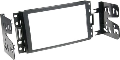 2-DIN Paneel geschikt voor Chevrolet - Hummer- Buick - Pontiac - Saturn -Saab Kleur: Zwart (METRA)