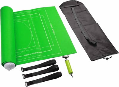 Draagbare Puzzelmat - Puzzel Rolmat - Puzzels Opslaan - Tot 1500 Stukjes - 26x46 Inch - Groen