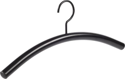 De Kledinghanger Gigant - Garderobehanger - Jassenhanger - Buishanger - Volwassenen - 6312 - 24 Stuks - metaal - Zwart - Ø 22 mm - 41 cm - Kledinghanger - Kleerhanger (6312/24)
