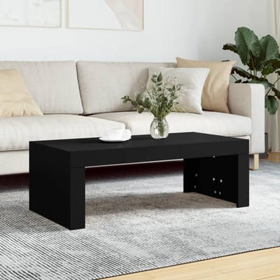 Salontafel - Koffietafel Woonkamer - Ontspanning Genieten - Glad Duurzaam Oppervlak - 102x50x36 cm - Zwart