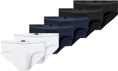 Schiesser Heren rio-slip / onderbroek 6 pack Cotton Flex