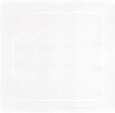 Antislip Douchemat Badmat Rond 55x55 cm Wit voor Veilige Douche en Bad
