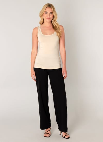 BASE LEVEL Yippie Top - Light Beige - maat 38