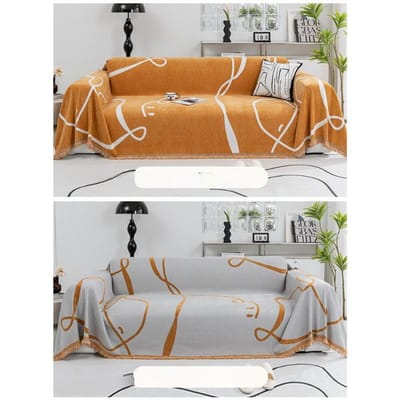Chenille Sofahanddoek Volledige Hoes Doek Vier Seizoenen Universeel Rechte Rij Eén Stuk Antislip Hoes Hoes Deken 180*130cm