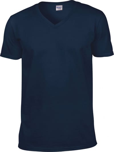 Gildan Softstyle Euro Fit Adult V-neck T-shirt GI64V00 - Navy - XXL