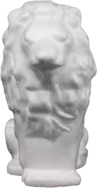 Hobbygroep styropor leeuw knutsel figuur multicolor decoratie.