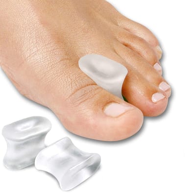 Medical Brace Siliconen Teenspreider Grote Teen | Hallux Valgus | Hamerteen Corrector | 1 Paar | Maat: M - Schoenmaat: 39-41