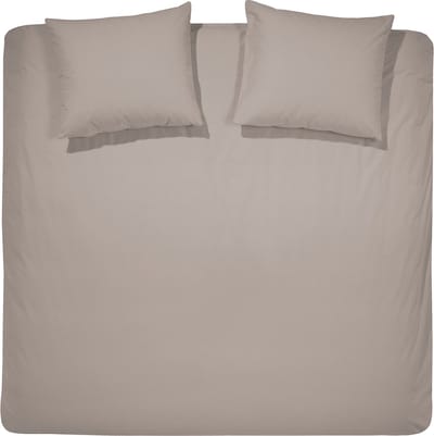 Cinderella Morning 2-persoons dekbedovertrekset 200x200cm flanel taupe + 2 kussenslopen 60x70