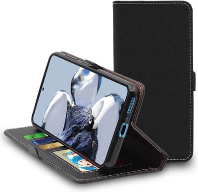 ebestStar - Hoes geschikt voor Xiaomi 12T Pro, 12T 5G, Wallet Etui, Book case hoesje, Zwart