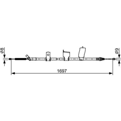 Remkabel, handrem BOSCH 1 987 482 627