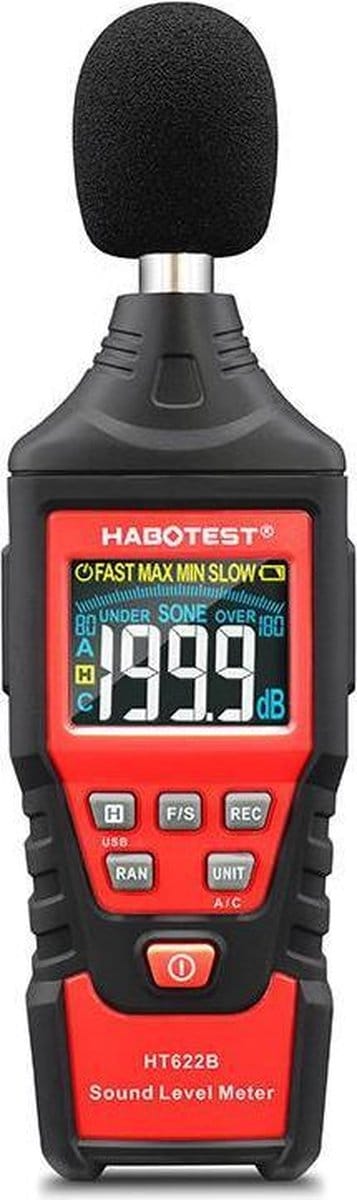 Habotest Digital decibel meter HT622B USB A/C