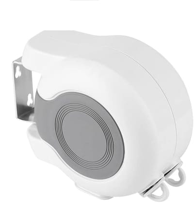 Dailygoods- Waslijn Intrekbaar - Dubbele Lijn - Wandgemonteerd - Ruimtebesparend - 26 Meter Droogtijd - Voor Binnen/Buiten - Drooglijn