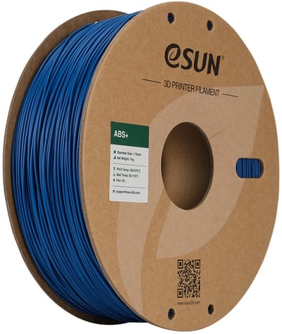ESUN ABS Plus 2kg 3D-printfilament 1kg/rol 1,75mm Lage krimp, hoge sterkte, hoge taaiheid en hittebestendigheid 3D-printmateriaal voor de meeste 3D-printers