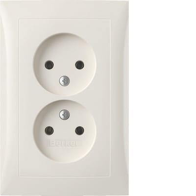 Hager Berker S.1 Wandcontactdoos (WCD-schakelmateriaal) (Europese Stekkerdoos) - 47958989