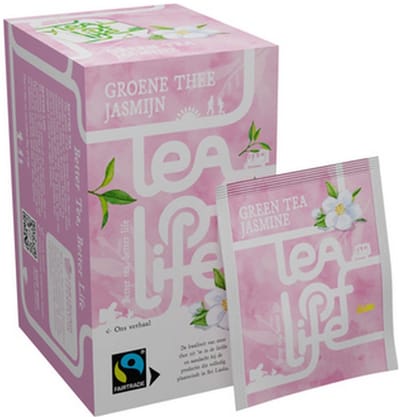 Tea of Life - Green Tea Jasmine - 100 x 1.5 gram - Omdoos 6x