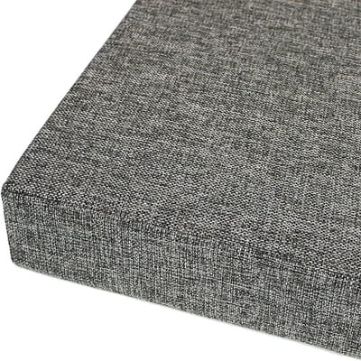 Tuinbankkussen - Zitkussen Bank - Buiten Zitten - Hoge Dichtheid Schuim - 175 x 30 x 3cm - Donkergrijs