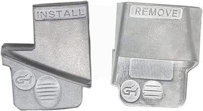 Metaalgereedschap voor het verwijderen en installeren van riemen - Set van 2, Multi-V riem tools voor eenvoudige installatie en demontage