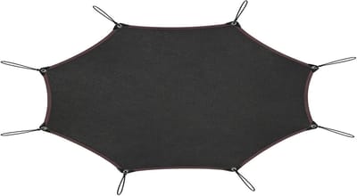 Trampoline Afdekking - Zonnescherm - Bescherming Buiten - UV Bestendig - 43 m - Zwart