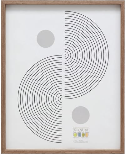 Deknudt Frames fotolijst - bruine houtkleur - strak - hout - FSC Mix - 40x50