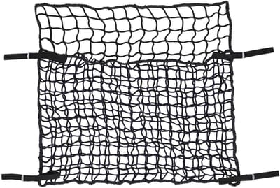 QHP - Slowfeeder hooinet Two-sided - Zwart - M: 90 cm x 60 cm
